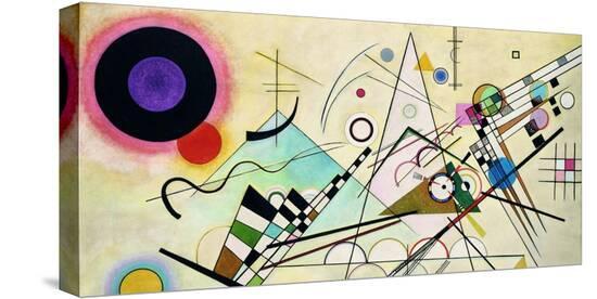 Composition VIII (detail)-Wassily Kandinsky-Stretched Canvas