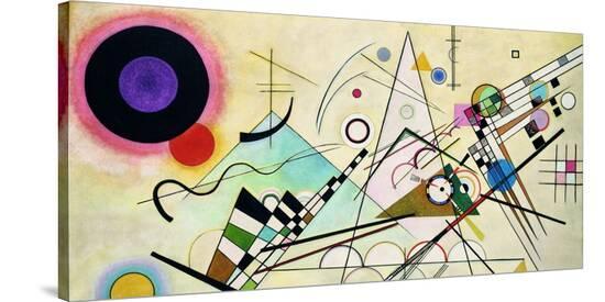 Composition VIII (detail)-Wassily Kandinsky-Stretched Canvas