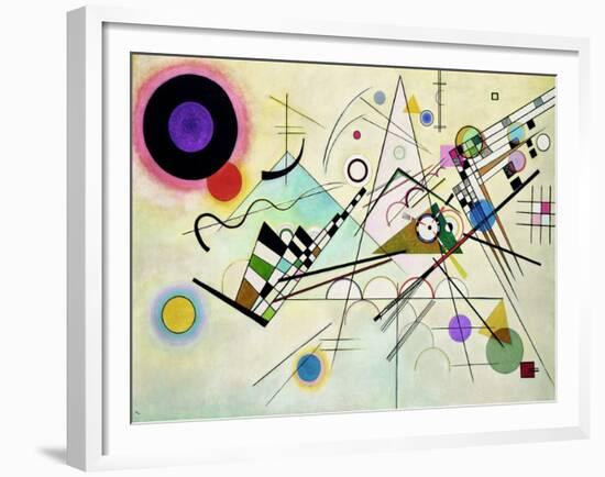Composition VIII-Wassily Kandinsky-Framed Art Print