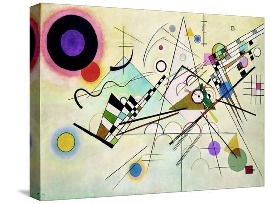 Composition VIII-Wassily Kandinsky-Stretched Canvas