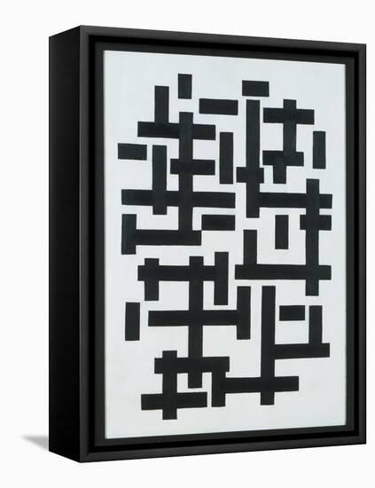 Composition White-Black, 1918-Theo van Doesburg-Framed Stretched Canvas