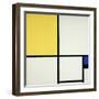 Composition with Blue and Yellow; Composition Avec Bleu Et Jaune, 1931-Piet Mondrian-Framed Giclee Print