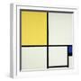 Composition with Blue and Yellow; Composition Avec Bleu Et Jaune, 1931-Piet Mondrian-Framed Giclee Print