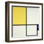 Composition with Blue and Yellow-Piet Mondrian-Framed Giclee Print