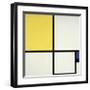 Composition with Blue and Yellow-Piet Mondrian-Framed Giclee Print