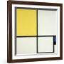 Composition with Blue and Yellow-Piet Mondrian-Framed Giclee Print