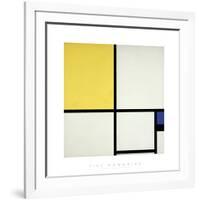 Composition with Blue and Yellow-Piet Mondrian-Framed Giclee Print