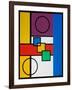 Composition with Circle and Square-Diana Ong-Framed Giclee Print