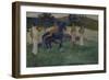 Composition with Figures and a Horse, 1902-Paul Gauguin-Framed Giclee Print