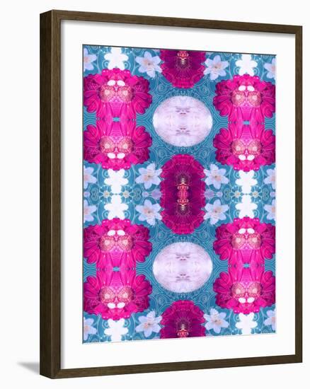 Composition with Flowers and Design-Alaya Gadeh-Framed Photographic Print