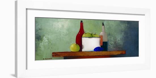 Composition with Fruits I-Anouska Vaskebova-Framed Art Print