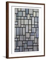 Composition with Grid 2, 1915-Piet Mondrian-Framed Art Print