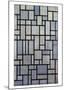 Composition with Grid 2, 1915-Piet Mondrian-Mounted Art Print