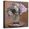 Composition with Peonies-Valeriy Chuikov-Stretched Canvas