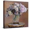 Composition with Peonies-Valeriy Chuikov-Stretched Canvas