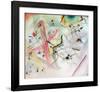 Composition with Red and Blue Stripes, 1913-Wassily Kandinsky-Framed Giclee Print