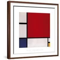 Composition with Red, Blue and Yellow, 1930-Piet Mondrian-Framed Giclee Print