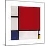 Composition with Red, Blue and Yellow, 1930-Piet Mondrian-Mounted Giclee Print