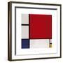 Composition with Red, Blue and Yellow, 1930-Piet Mondrian-Framed Giclee Print