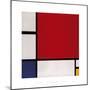 Composition with Red, Blue and Yellow, 1930-Piet Mondrian-Mounted Giclee Print
