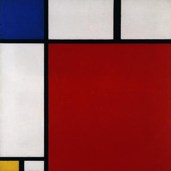 'Composition with Red, Blue and Yellow, 1930' Giclee Print - Piet ...