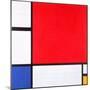 Composition with Red, Yellow and Blue, 1930-Piet Mondrian-Mounted Giclee Print