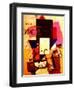 Composition with the Mona Lisa, 1914-Kasimir Malevich-Framed Giclee Print