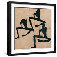 Composition with Three Male Nudes, 1910-Egon Schiele-Framed Giclee Print