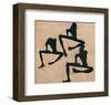 Composition with Three Male Nudes-Egon Schiele-Framed Giclee Print