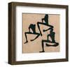 Composition with Three Male Nudes-Egon Schiele-Framed Art Print