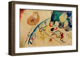 Composition with Trojka Theme, 1911/12-Wassily Kandinsky-Framed Giclee Print