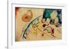 Composition with Trojka Theme, 1911/12-Wassily Kandinsky-Framed Giclee Print