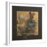 Composition with Winged Nymph at Sunrise, 1887-Alejandro de Riquer Inglada-Framed Giclee Print