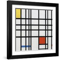 Composition with Yellow, Blue and Red-Piet Mondrian-Framed Premium Giclee Print