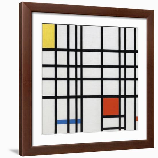 Composition with Yellow, Blue and Red-Piet Mondrian-Framed Premium Giclee Print