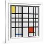 Composition with Yellow, Blue and Red-Piet Mondrian-Framed Premium Giclee Print