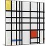 Composition with Yellow, Blue and Red-Piet Mondrian-Mounted Premium Giclee Print