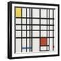 Composition with Yellow, Blue and Red-Piet Mondrian-Framed Giclee Print