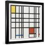 Composition with Yellow, Blue and Red-Piet Mondrian-Framed Giclee Print