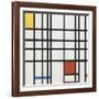 Composition with Yellow, Blue and Red-Piet Mondrian-Framed Giclee Print