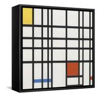 Composition with Yellow, Blue and Red-Piet Mondrian-Framed Stretched Canvas