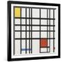 Composition with Yellow, Blue and Red-Piet Mondrian-Framed Giclee Print