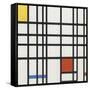 Composition with Yellow, Blue and Red-Piet Mondrian-Framed Stretched Canvas