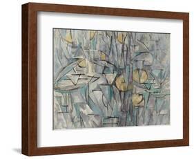 Composition X. 1911-Piet Mondrian-Framed Giclee Print