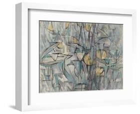 Composition X. 1911-Piet Mondrian-Framed Giclee Print