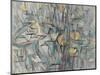 Composition X. 1911-Piet Mondrian-Mounted Giclee Print
