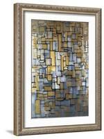 Composition XIV 1913 (painting)-Piet Mondrian-Framed Giclee Print