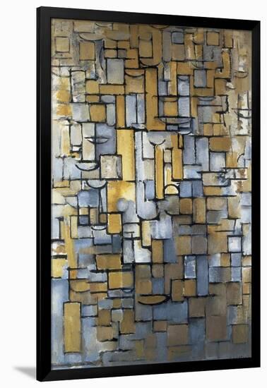 Composition XIV 1913 (painting)-Piet Mondrian-Framed Giclee Print