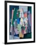 Composition, Young Woman at the Piano (Oil on Canvas)-Georges Valmier-Framed Giclee Print