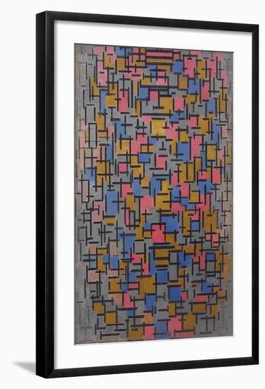 Composition-Piet Mondrian-Framed Premium Giclee Print